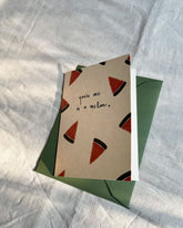 Youβre One in a Melon | Illustrated Greeting Card